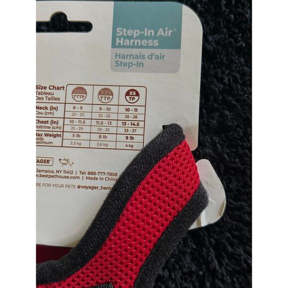 Voyager Step-In Air Dog Harness XS Red NWT!: - Picture 5 of 5
